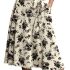 TFSDOD Black Tops for Women 3/4 Sleeve Tunic Dressy Casual V Neck Blouses Smocke