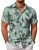 COOFANDY Mens Summer Shirts Floral Hawaiian Shirts Short Sleeve Casual Beach Wea