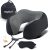 napfun Neck Pillow for Travel with Travel Pouch