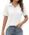 Imily Bela Womens Short Sleeve Polo T Shirts Summer Business Dressy Casual Tops