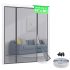 WdtPro 4 Pack Solar Lantern Outdoor Lights