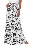 PRETTYGARDEN Women’s 2026 Summer Wide Leg Palazzo Pants High Waisted Flowy Pocke