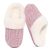 Evshine Women’s Chenille Knit Fuzzy Slippers Memory Foam Warm House Shoes