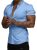 JMIERR Men’s Muscle Fit Dress Shirts Casual Stylish Button Up Short Sleeve Wrink