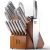 KnifeSaga Kitchen Knife Set 14 Piece Premium Japanese High Carbon Stainless Stee
