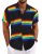 COOFANDY Mens Beach Shirt Short Sleeve Button Up Linen Shirts for Men Casual Shi