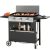 Sophia & William 28-Inch Flat Top Grill Outdoor Barbecue Griddle Black