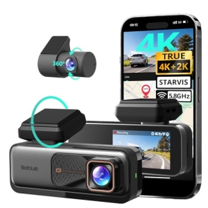 BOTSLAB 4K Dash Cam Front and Rear