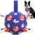 QDAN Dog Toys, Soccer Ball with Straps