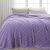 NEWCOSPLAY Super Soft King Blanket Lavender Premium Silky Flannel Fleece 3D Chec