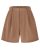 KIRUNDO Shorts for Women Dressy Casual Summer Elastic Waist in the Back Pleated