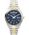 Timex Men’s Legacy 41mm Watch – Two-Tone Bracelet Blue Dial Two-Tone Case