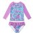 JiAmy Girls Swimsuits Long Sleeve Bathing Suit Two Piece Rash Guard Set Beach Sw