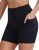 ENERBLOOM Biker Shorts for Women with Pockets