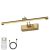 Joosenhouse Battery Operated Picture Light 5000mAh Rechargeable Wall Light 15.7″