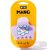 Kitsch BT21 Recycled Plastic Puffy Medium Hair Clips for Women