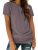 ATHMILE Oversized Tshirts for Women Short Sleeve Round Neck Shirts Summer Top Fa