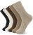 YSense Wool Socks for Women, Winter Crew Boot Socks 5 Pairs