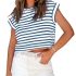 GRAPENT Capris Pants for Women Baggy Capris for Women High Rise Straight Leg Jea