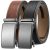 Zitahli Ratchet Belt for Men – 2 Packs Leather Mens belt For Gift Men Dress and