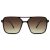 SOJOS Trendy Vintage Aviator Square Sunglasses For Womens Mens Retro 70s UV400 W