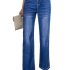 Ekouaer Nightgowns for Women Short Sleeve Sleepshirts Crew Neck Nightshirts Colo