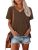 ATHMILE Short Sleeve Shirts for Women 2026 Valentines Day Shirts Summer Casual T