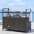 YITAHOME Large Outdoor Kitchen Wicker Island Rolling Cart