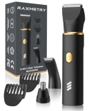 RAXMETRY Manscape Body Hair Trimmer for Men-3 in 1 Electric Razor Groin Groomer