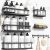 YASONIC Shower Caddy Adhesive, 100% Rustproof Shower Organizer with Soap Holder