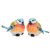 Outdoor Bird Statue for Garden Decoration 2 Small Birds Figurine for Home