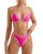 SUUKSESS Women Sexy Thong String Two Piece Bikini Sets Triangle Cheeky Halter Sw