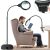 10X 30X Large Floor Magnifying Glass with Light and Stand