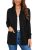 Veryoung Women’s Long Sleeve V-Neck Open Front Cardigan Knit Duster Jacket Sweat