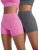 voenxe Women Workout Shorts,High Waisted Yoga Biker Short