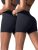 voenxe Women Workout Shorts,High Waisted Yoga Biker Short
