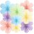 SUNBEAUTY Pastel Paper Flowers Decorations for Wall