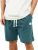 HOTake Mens Corduroy Shorts Casual 7 Inch Elastic Waist Drawstring Summer Beach