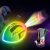KASTUMBGA Rechargeable Glow in The Dark Light Up Football-7RGB Color Changing LE