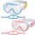 Ultimate 180 Kids Swim Goggles – Anti-Fog Child Diving Mask with Nose Cover & Fa