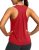 Women’s Workout Tops Racerback Athletic Tank Tops Sleeveless Loose Fit Yoga Runn