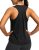 Women’s Workout Tops Racerback Athletic Tank Tops Sleeveless Loose Fit Yoga Runn
