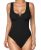 Popilush Body Suits for Womens Shapewear Tummy Control Henley Going Out Shirts B
