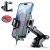 SUUSON Upgraded 3-in-1 Car Phone Holder Mount [Powerful Suction] Phone Mount for