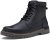 Jousen Men’s Motorcycle Combat Dress Boots with Zipper 8117 black 13