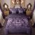 Erosebridal Gothic Damask Bed in a Bag King Size Comforter Set 7 Pieces