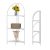 Crofy Foldable 3 Tier Corner Shelf