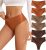 oshkang Thongs for Womens High Waisted Seamless No Show Underwear 6 Pack