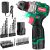 HYCHIKA Drill Set, True Brushless Power Drill Driver 16.8V Cordless Compact Dril