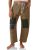 PLNOTME Womens Baggy Barrel Horseshoe Jeans Wide Leg Patchwork Low Rise Denim Pa